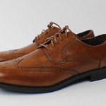 NEW Mens Cole Haan Leather Oxford Lace Wingtip in Size 12 in Brown / Tan