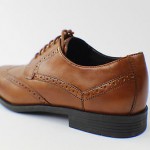 NEW Mens Cole Haan Leather Oxford Lace Wingtip in Size 12 in Brown / Tan