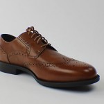 NEW Mens Cole Haan Leather Oxford Lace Wingtip in Size 12 in Brown / Tan