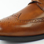 NEW Mens Cole Haan Leather Oxford Lace Wingtip in Size 12 in Brown / Tan