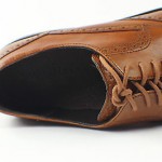NEW Mens Cole Haan Leather Oxford Lace Wingtip in Size 12 in Brown / Tan