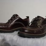 COLE HAAN MEN’S NIKE AIR SOLE BROWN LEATHER LACE UP OXFORDS SIZE 8M