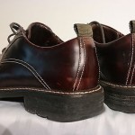 COLE HAAN MEN’S NIKE AIR SOLE BROWN LEATHER LACE UP OXFORDS SIZE 8M