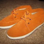 NEW *HUGO BOSS ORANGE* Men’s 42 9 Orange Loxio “Orange Label” Suede Shoes