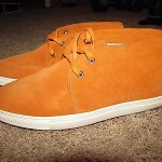 NEW *HUGO BOSS ORANGE* Men’s 42 9 Orange Loxio “Orange Label” Suede Shoes