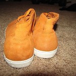 NEW *HUGO BOSS ORANGE* Men’s 42 9 Orange Loxio “Orange Label” Suede Shoes