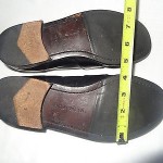 COLE HAAN City Men’s BLACK Fringe LEATHER Slip-On Loafers Shoes – Size 8.5M
