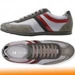Hugo Boss BOSS Orange ‘Silvans’ Lace-Up Leather Sneaker Shoes Men’s US 8