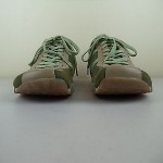 DIESEL –  Green Suede Shoes Tie Tan leather US 10