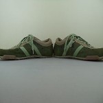 DIESEL –  Green Suede Shoes Tie Tan leather US 10
