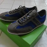 NIB Hugo Boss Stiven Casual Fashion Sneaker in Bright Blue sz11 $150.00 nwt