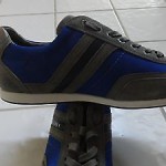 NIB Hugo Boss Stiven Casual Fashion Sneaker in Bright Blue sz11 $150.00 nwt