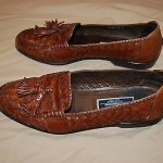 BRAGANO by Cole Haan Mens Weave Loafer , BROWN , Made in Italy … size 10 M