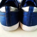 DIESEL Men’s Eagle Size 9.5M Blue/Silver Gray Lace-up Fashion Sneakers