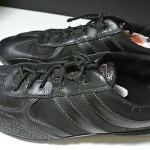 MENS HUGO BOSS Black MELBOURNE LEATHER TRAINERS SNEAKERS Tennis shoes   sz 10