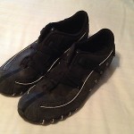DIESEL ‘Vega’ Casual Sneaker Black Leather Men’s Tennis Shoes 12 M