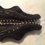 DIESEL ‘Vega’ Casual Sneaker Black Leather Men’s Tennis Shoes 12 M