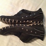 DIESEL ‘Vega’ Casual Sneaker Black Leather Men’s Tennis Shoes 12 M