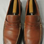 COLE HAAN NIKE Air Sz. 12 M Men PENNY LOAFER Dress Shoe Brown Leather Oxford