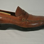 COLE HAAN NIKE Air Sz. 12 M Men PENNY LOAFER Dress Shoe Brown Leather Oxford