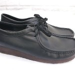New Mens Clarks Originals Wallabee Low Black Leather Shoes Size 14 Medium