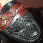 Mens Cole Haan brown & brown buckle loafers, size 10.5 d, excellent! $279