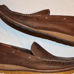 COLE HAAN AIR MENS 8.5 M TEXTURED BROWN LEATHER LOAFERS MOCCASINS DRIVING SHOES