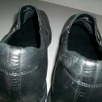 COLE HAAN BLACK PEBBLE LEATHER Slip on LOAFERS, size 13 M, EXCELLENT!