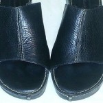 MEN’S COLE HAAN BLACK LEATHER SLIP ON SANDALS SLIPPERS US SIZE 11