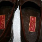 MENS COLE HAAN COUNTRY BROWN LEATHER SLIP ON  LOAFERS SHOES SIZE-9.5 M
