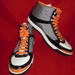 DIESEL BRAVE HIDE  RN 93243 White/Grey/Black/Orange  ONLY THE BRAVE  US size 12