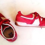 DIESEL Men’s Lo Size 11M Red Leather/Suede Fashion Sneakers