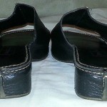 MEN’S COLE HAAN BLACK LEATHER SLIP ON SANDALS SLIPPERS US SIZE 11