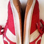 DIESEL Men’s Lo Size 11M Red Leather/Suede Fashion Sneakers