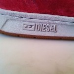 DIESEL Men’s Lo Size 11M Red Leather/Suede Fashion Sneakers