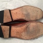 Mens shoes COLE HAAN Bragano Italy tan woven leather loafers sz 11.5 M