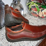 COLE HAAN MENS NIKE AIR SLIP ON SHOES WATERPROOF SIZE 11 M LEATHER