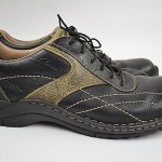 CLARKS Men’s OXFORDS Black Leather Lace Up Sport Sneakers Shoes 13M