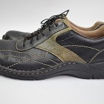 CLARKS Men’s OXFORDS Black Leather Lace Up Sport Sneakers Shoes 13M