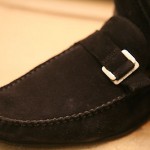 Hugo Boss Men’s Black Suede Shoes Loafers Size UK 9