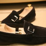 Hugo Boss Men’s Black Suede Shoes Loafers Size UK 9