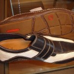 Mens Cole Haan Casual Shoe, Black and Cream, Size 13M,