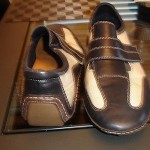 Mens Cole Haan Casual Shoe, Black and Cream, Size 13M,