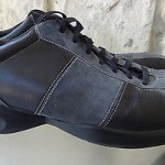 MENS 13 M COLE HAAN NIKE AIR  GRAY SUEDE BLACK  LEATHER CASUAL DRESS CITY SHOES