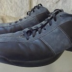 MENS 13 M COLE HAAN NIKE AIR  GRAY SUEDE BLACK  LEATHER CASUAL DRESS CITY SHOES
