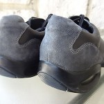MENS 13 M COLE HAAN NIKE AIR  GRAY SUEDE BLACK  LEATHER CASUAL DRESS CITY SHOES
