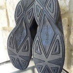 MENS 13 M COLE HAAN NIKE AIR  GRAY SUEDE BLACK  LEATHER CASUAL DRESS CITY SHOES