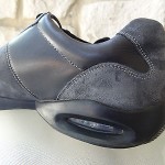 MENS 13 M COLE HAAN NIKE AIR  GRAY SUEDE BLACK  LEATHER CASUAL DRESS CITY SHOES