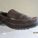 Cole Haan Mens Brown Leather Slip On Loafer Shoes Moccasins Sz  10 M