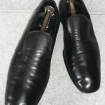 Hugo Boss Classic black leather loafers slipon driving shoes size 10  US GUC